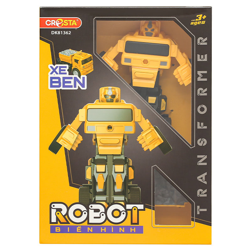 Đồ chơi robot biến hình xe trộn bê tông CRESTA DK81361 20