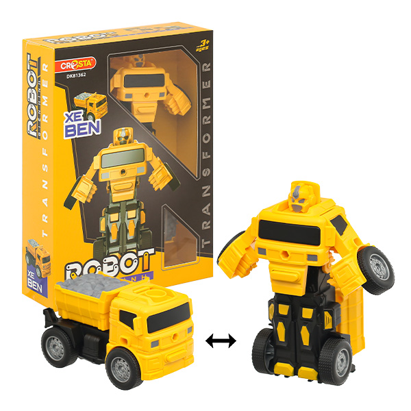Đồ chơi robot biến hình xe ben CRESTA DK81362