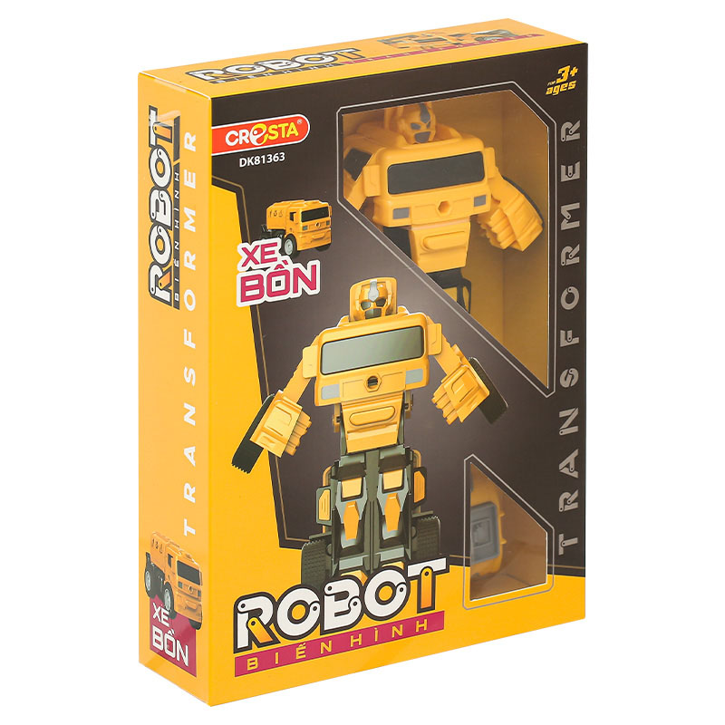 Đồ chơi robot biến hình xe trộn bê tông CRESTA DK81361 34