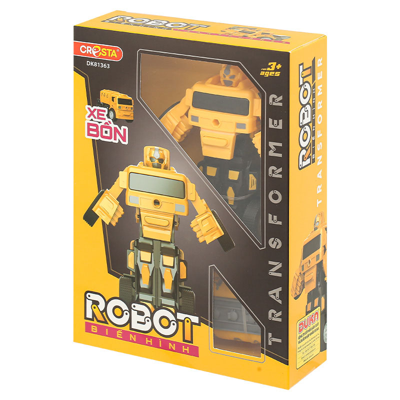 Đồ chơi robot biến hình xe trộn bê tông CRESTA DK81361 35