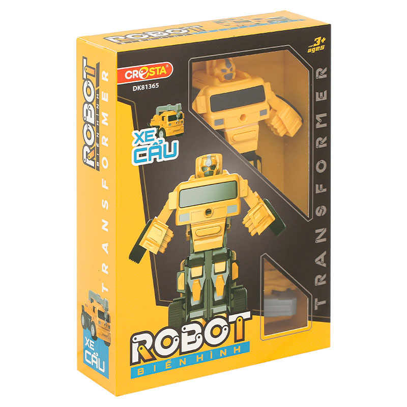 Đồ chơi robot biến hình xe trộn bê tông CRESTA DK81361 66