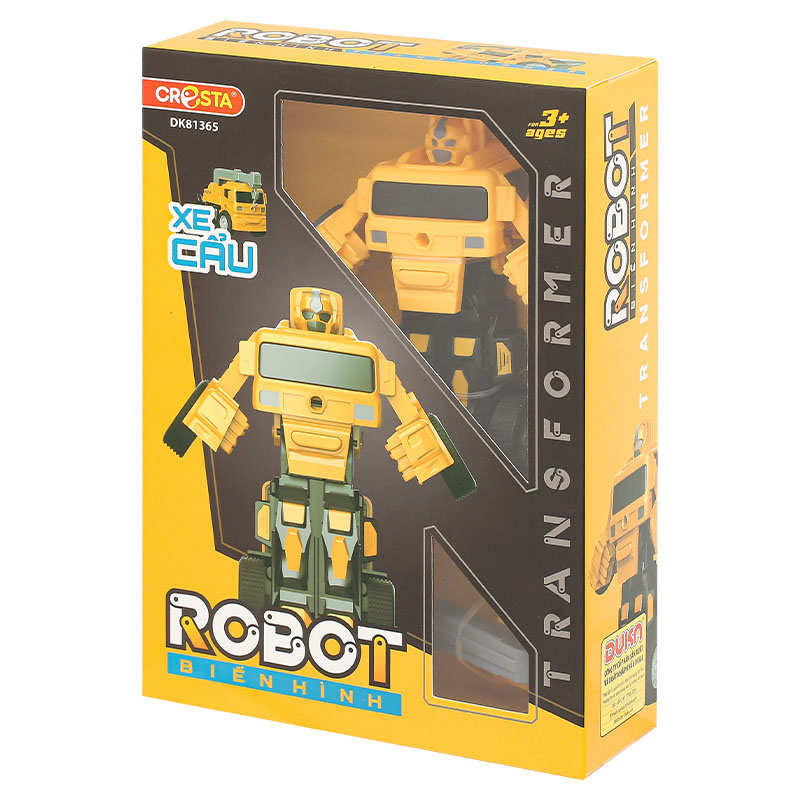 Đồ chơi robot biến hình xe trộn bê tông CRESTA DK81361 67