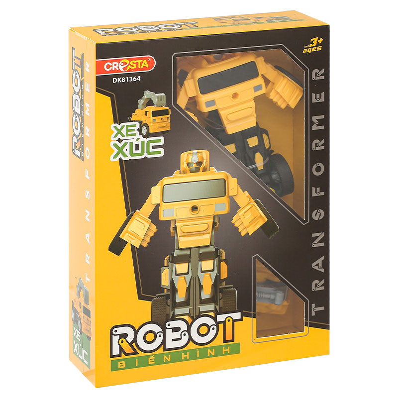 Đồ chơi robot biến hình xe trộn bê tông CRESTA DK81361 50