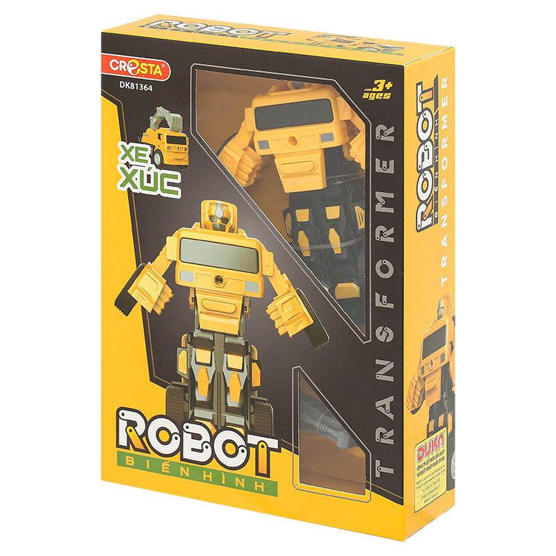 Đồ chơi robot biến hình xe trộn bê tông CRESTA DK81361 51