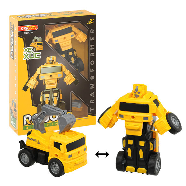 Đồ chơi robot biến hình xe xúc CRESTA DK81364