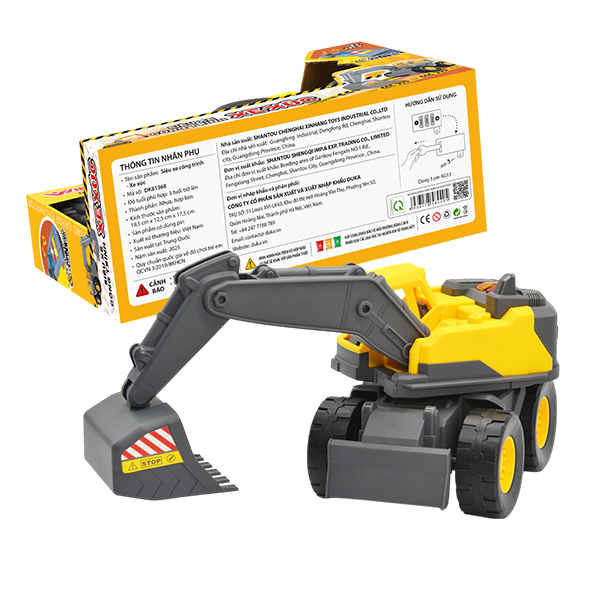 Đồ chơi siêu xe công trình - xe xúc WINKA DK81368