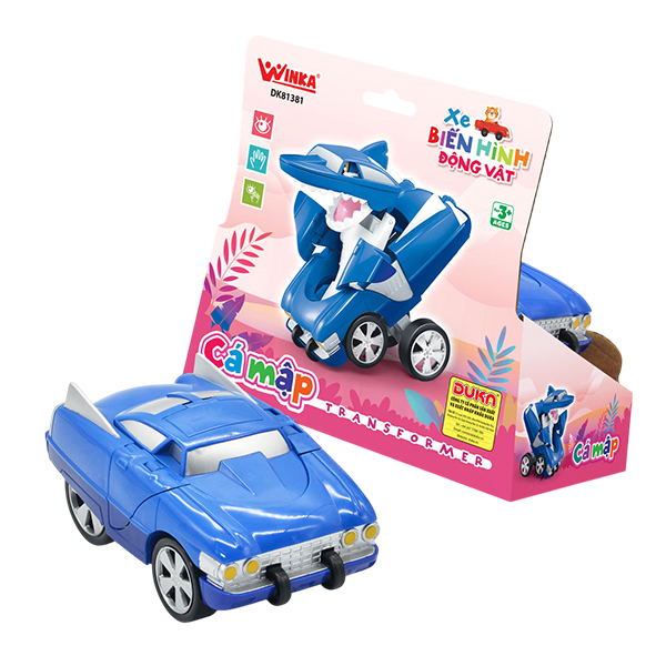 Đồ chơi xe biến hình cá mập WINKA DK81381