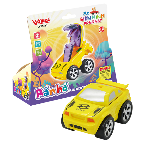 Đồ chơi xe biến hình rắn hổ WINKA DK81380
