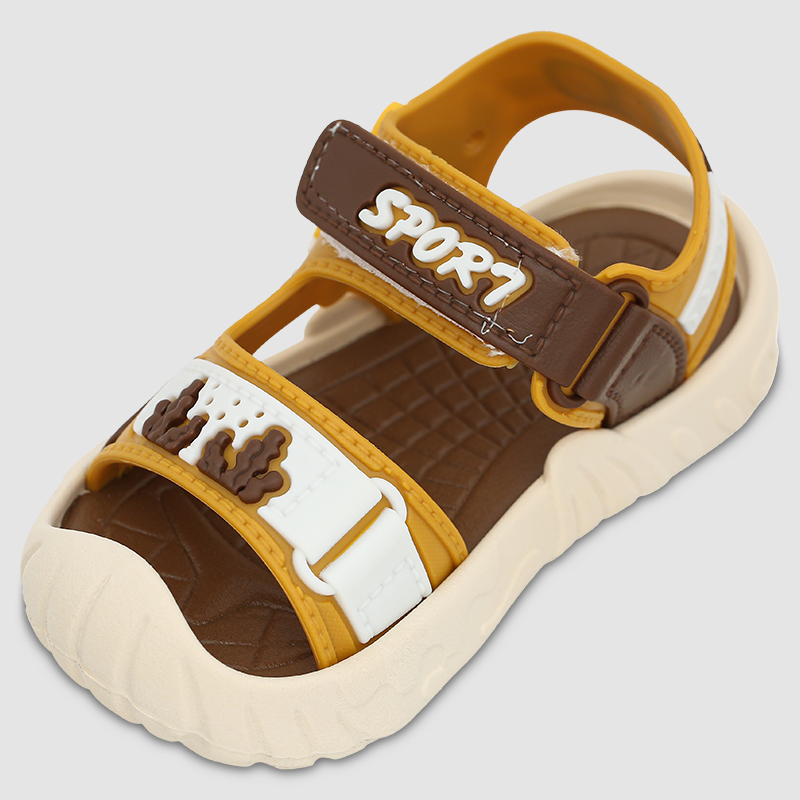 Giày sandal cho bé trai HappyTime SD002 màu vàng - nâu 3