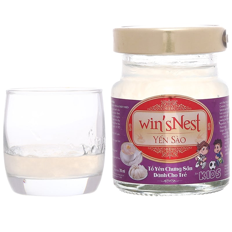 Combo 2 hũ nước yến sào Win'sNest Kids 70 ml (từ 1 tuổi) 37