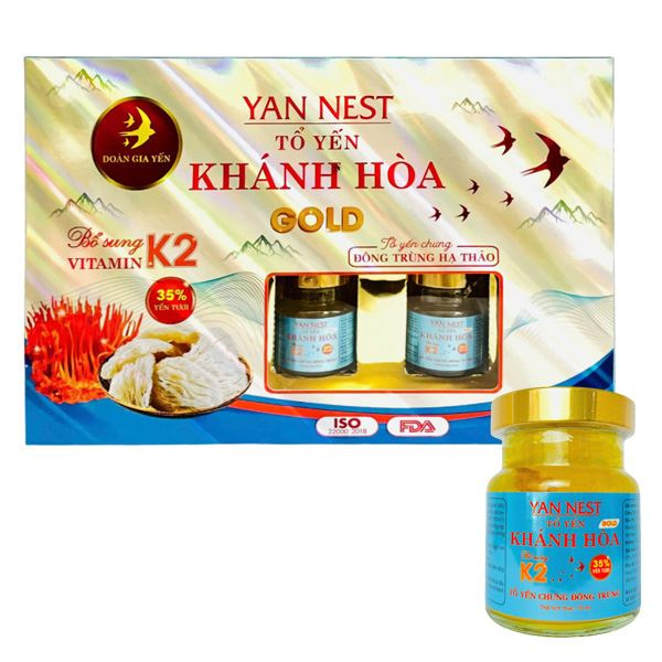Hộp 6 hũ tổ yến chưng đông trùng hạ thảo Yan Nest 70 ml thơm ngon, bổ dưỡng - AVAKids.com