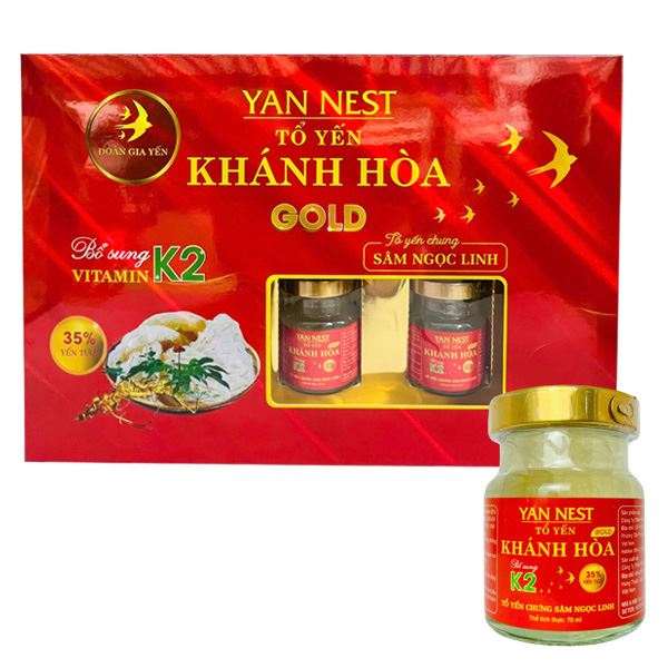 Hộp 6 hũ tổ yến chưng sâm Ngọc Linh Yan Nest 70 ml (từ 2 tuổi) thơm ngon - AVAKids.com
