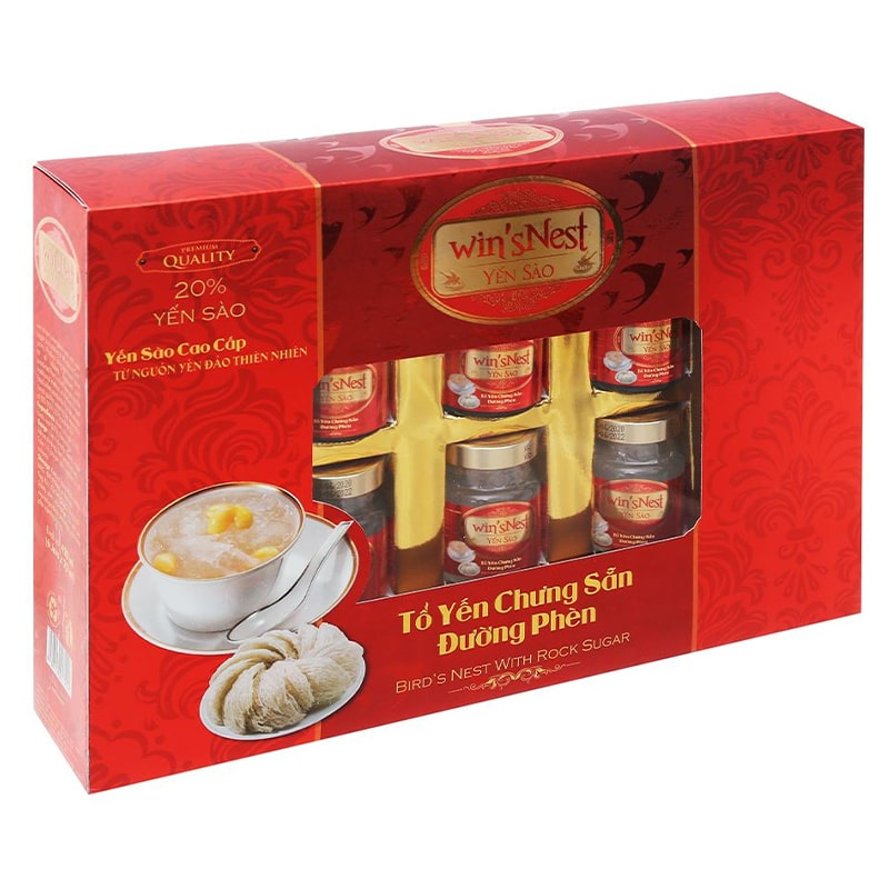 Hộp 6 hũ nước yến sào đường phèn Win'sNest 70 ml (từ 1 tuổi) 2