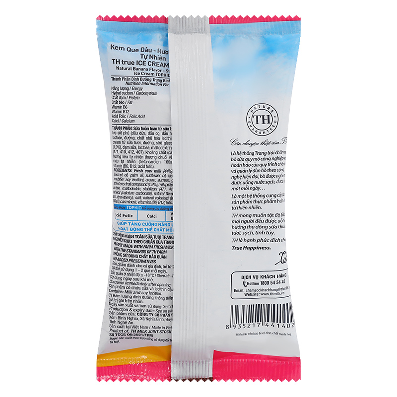Kem que socola, phomat TH true ICE CREAM TOPKID 46g (từ 2 tuổi) 8