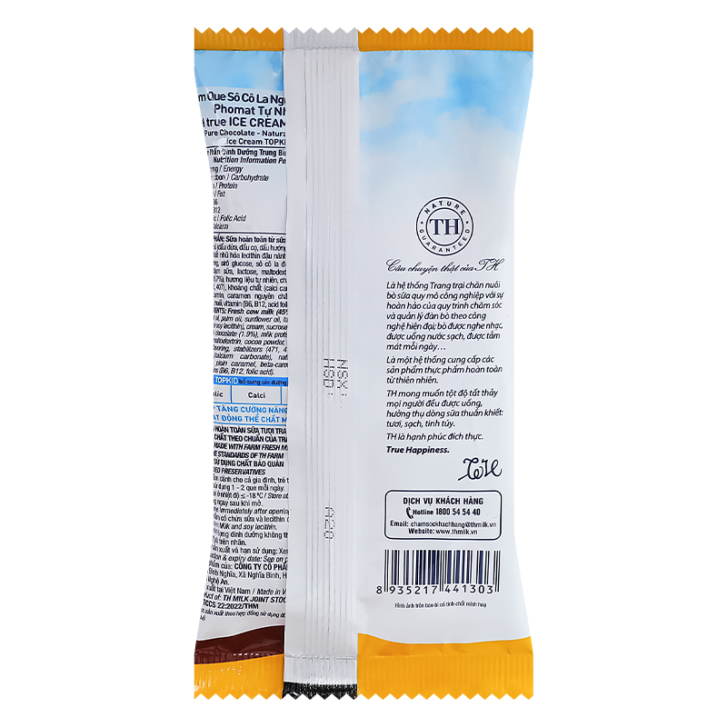 Kem que socola, phomat TH true ICE CREAM TOPKID 46g (từ 2 tuổi) 2