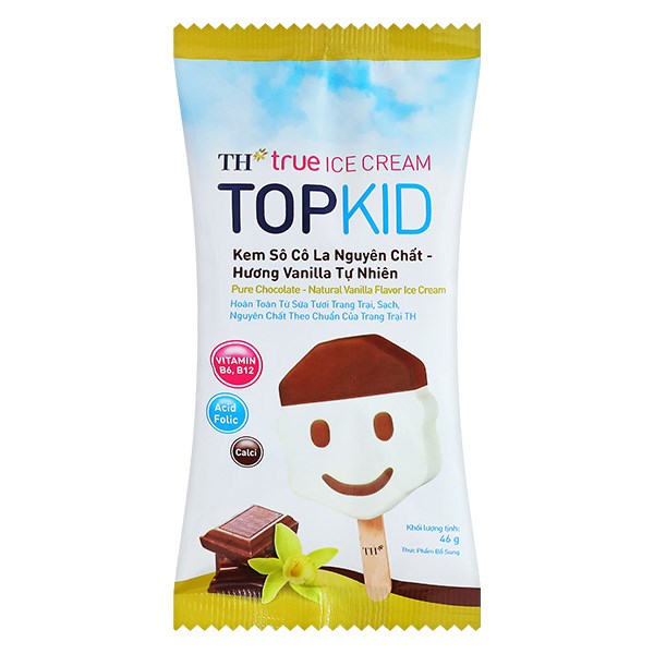 Kem que socola, vani TH true ICE CREAM TOPKIDS 46g (từ 2 tuổi) - AVAKids.com