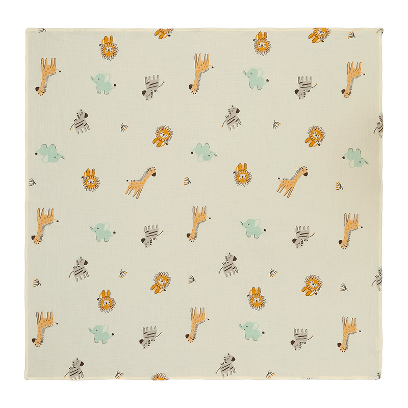 Khăn tắm cotton TOP KIDS 2 lớp 90x90 cm - Màu ngẫu nhiên 3