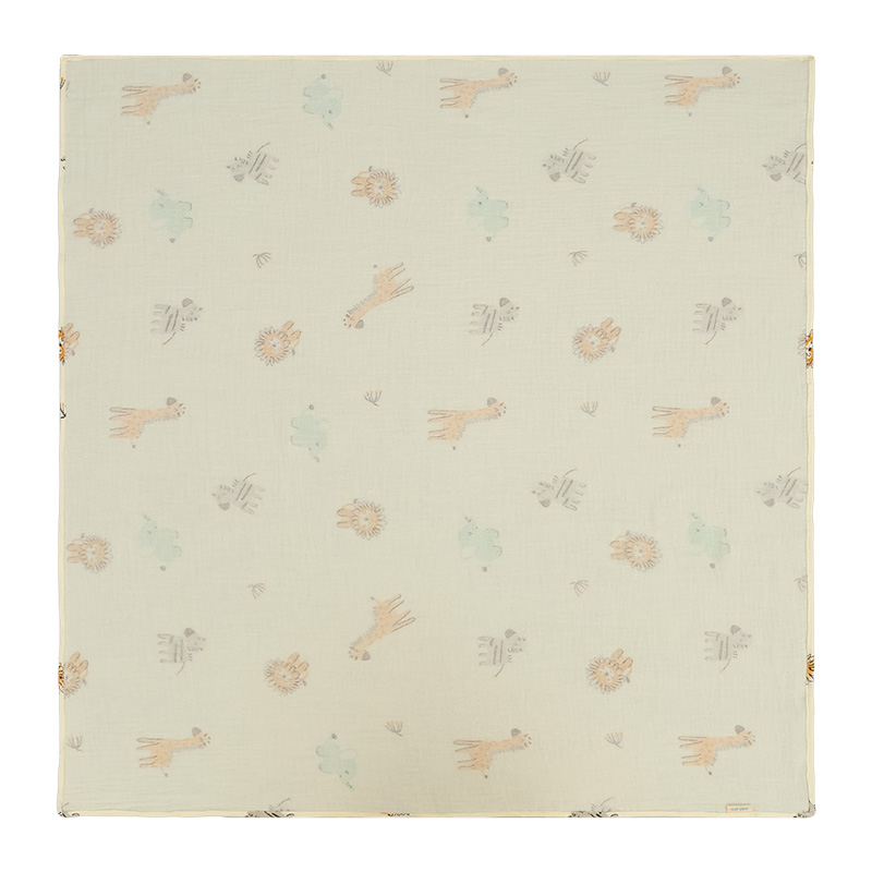 Khăn tắm cotton TOP KIDS 2 lớp 90x90 cm - Màu ngẫu nhiên 4