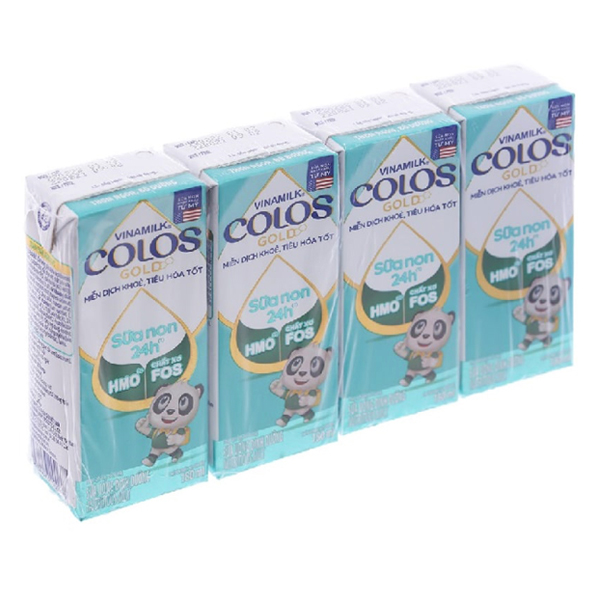 Sữa pha sẵn Vinamilk ColosGold 180 ml (Lốc 4 hộp) GIÁ TỐT - AVAKids.com