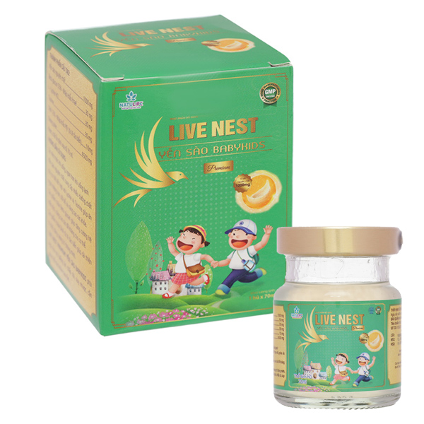 Nước yến sào Natulife Live Nest BabyKids Premium 70 ml (từ 1 tuổi) thơm ngon - AVAKids.com