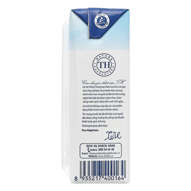 Lốc 4 hộp sữa tươi tiệt trùng TH true MILK có đường 110 ml (từ 1 tuổi) 8