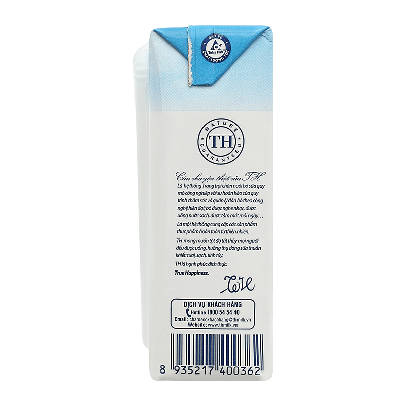 Lốc 4 hộp sữa tươi tiệt trùng TH true MILK ít đường 110 ml (từ 1 tuổi) 8