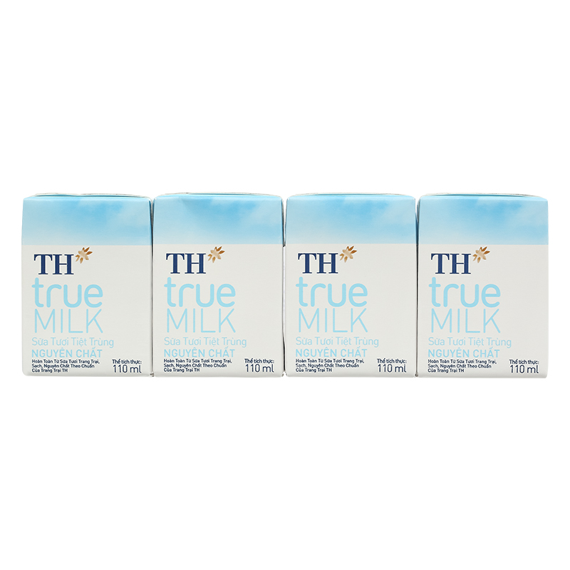 Thùng 48 hộp sữa tươi tiệt trùng TH true MILK không đường 110 ml (từ 1 tuổi) 16