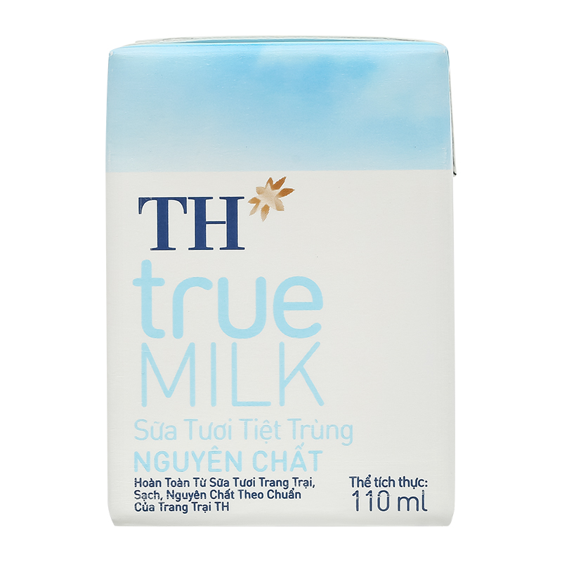 Thùng 48 hộp sữa tươi tiệt trùng TH true MILK không đường 110 ml (từ 1 tuổi) 19