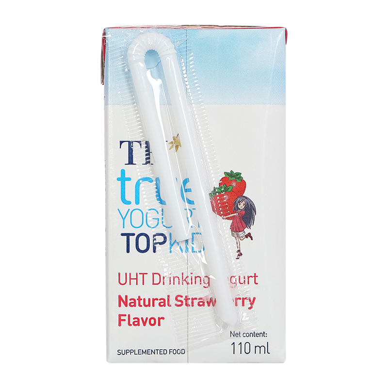 Thùng 48 hộp sữa chua uống tiệt trùng TH true YOGURT TOPKID vị dâu 110 ml (từ 2 tuổi) - Giao bao bì ngẫu nhiên 22