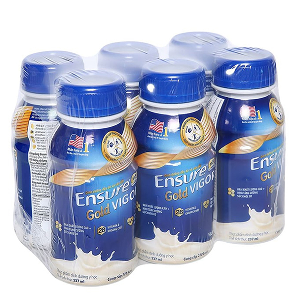 Thùng 24 chai sữa bột Ensure Gold Vigor pha sẵn - AVAKids.com