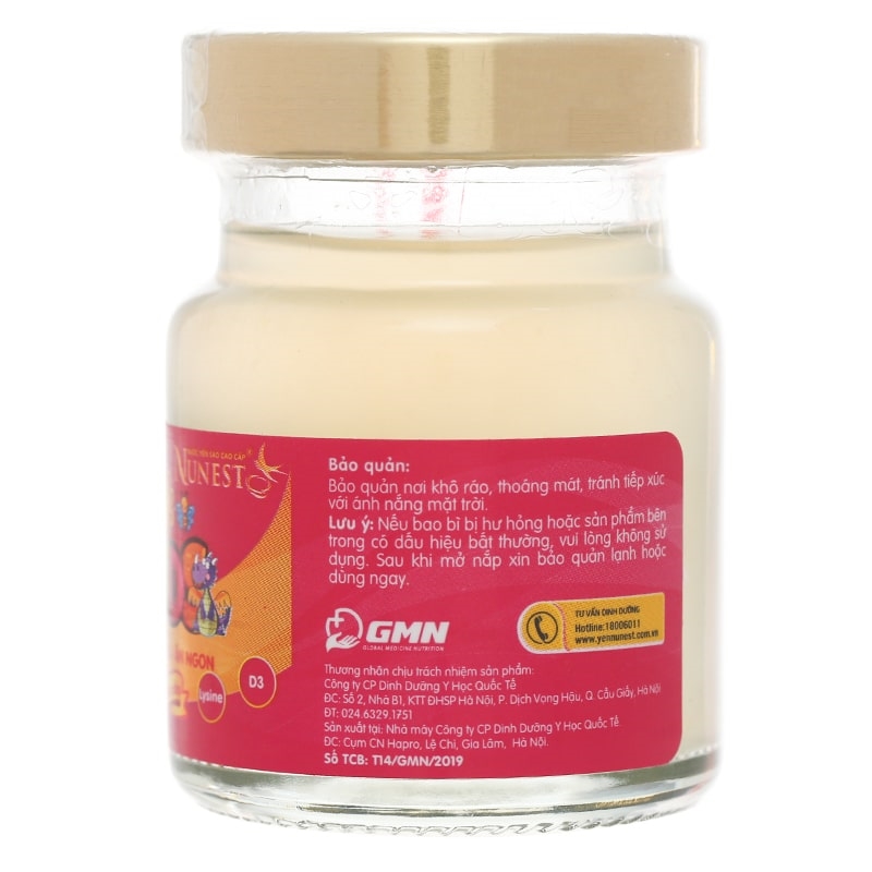 Hộp 6 hũ nước yến sào Nunest Kids 70 ml (từ 6 tháng) 7