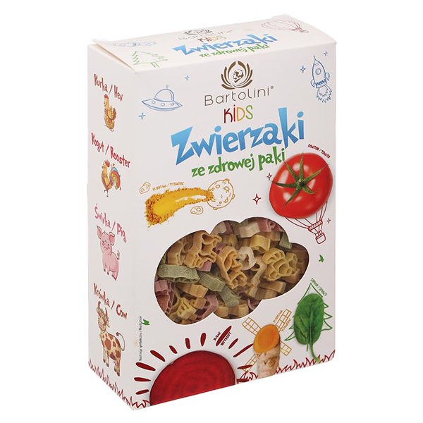 Mì nui rau củ hữu cơ cho bé Bartolini hộp 250g - AVAKids.com
