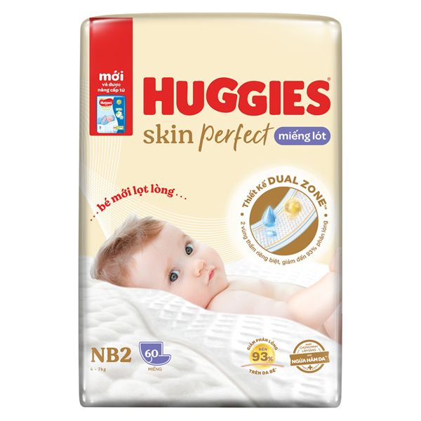 Miếng lót Huggies Dry size NB1 100 miếng (Dưới 5 kg) - chính hãng - AVAKids.com