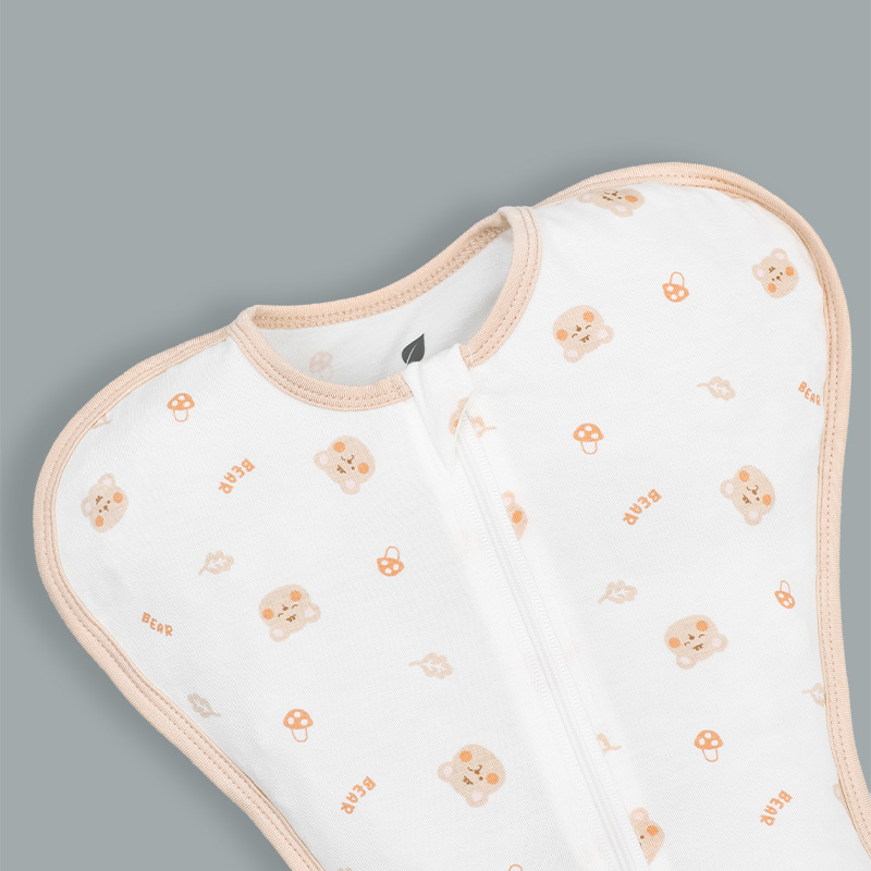 Nhộng chũn có khóa Lullaby NH367N 1 - 3 tháng màu trắng - be 3