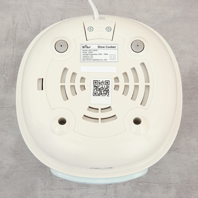 Nồi nấu chậm Bear 0.8 lít DDZ-A08T8 - Màu trắng 28