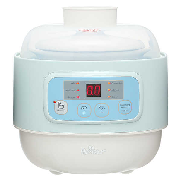 Nồi nấu chậm Bear 0.8 lít DDZ-A08T8 - Màu xanh