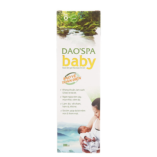 Nước tắm & gội 2in1 cho bé DK Pharma Dao'Spa Baby chiết xuất thảo dược 150 ml (mọi độ tuổi) 8
