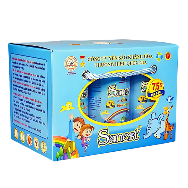 Hộp 6 lon nước yến sào Khánh Hòa Gold 190 ml chính hãng - AVAKids.com