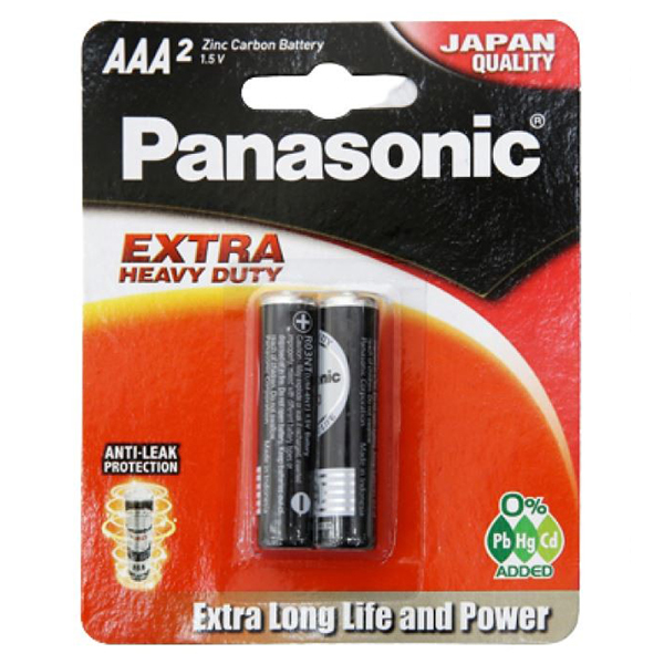 Pin AAA 2 viên Panasonic Manganese R03NT/2B-V