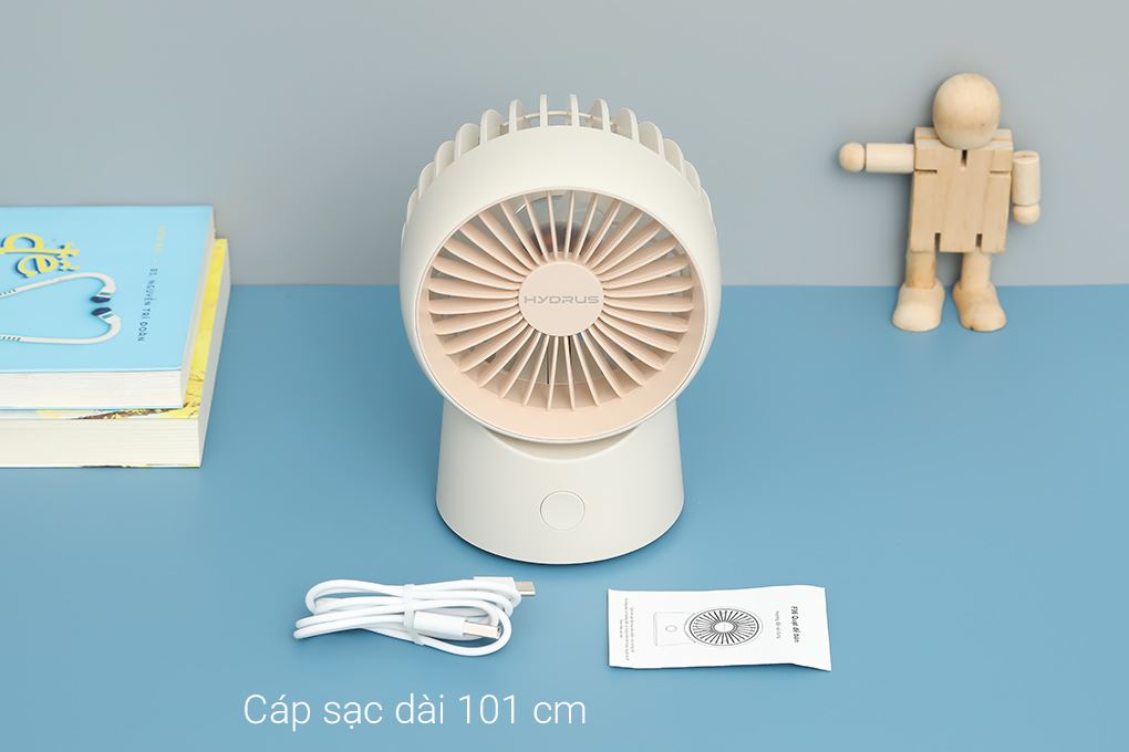 Quạt để bàn mini xoay 180 độ Hydrus JF-96 11