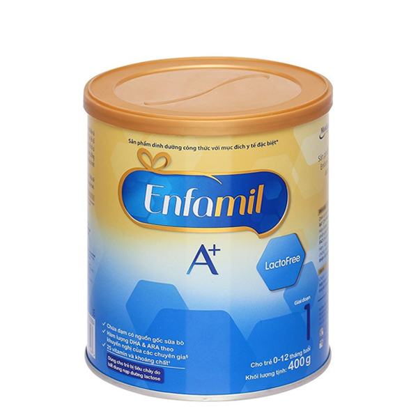 Sữa Enfamil A+ LactoFree Care 400g (0-12 tháng) GIÁ TỐT - AVAKids.com