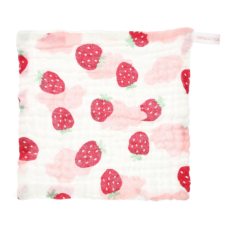 Set 5 cái khăn sữa cotton TOP KIDS 6 lớp 30x30 cm - Màu ngẫu nhiên 2