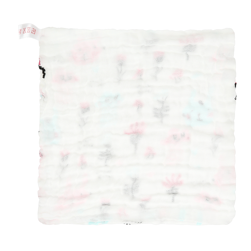 Set 5 cái khăn sữa cotton TOP KIDS 6 lớp 30x30 cm - Màu ngẫu nhiên 8