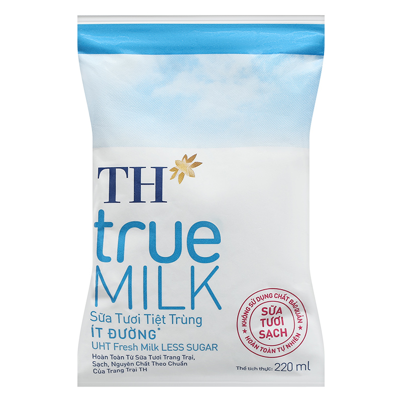 Sữa tươi tiệt trùng TH true MILK ít đường 220 ml (từ 1 tuổi) 10