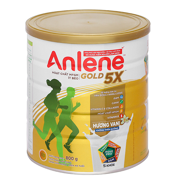 Sữa Anlene Gold 5X 800g chính hãng, giá tốt - AVAKids.com