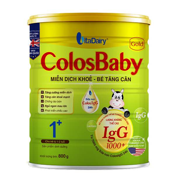 Sữa ColosBaby Gold 1+ 800g (sữa non cho bé 1-2 tuổi) - AVAKids.com