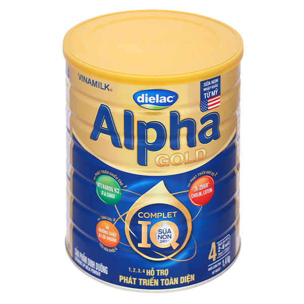 Sữa bột Dielac Alpha Gold IQ số 4 (sữa non) 850g (2 - 6 tuổi) 11