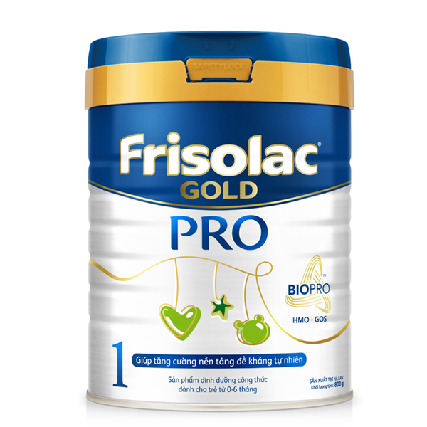 Sữa bột Frisolac Gold Pro số 1 800g (0-6 tháng) giá tốt - AVAKids.com
