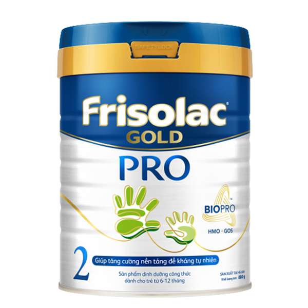 Sữa Frisolac Gold Pro 2 800g cho bé 6-12 tháng giá tốt - AVAKids.com