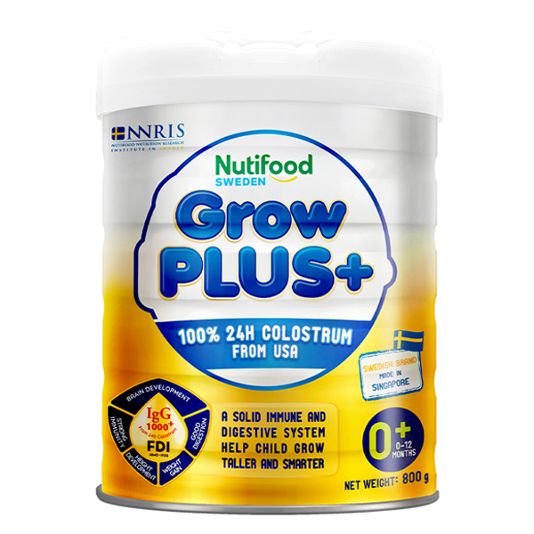 Sữa Grow Plus Vàng 0–12 tháng 900g vani ít ngọt, giá tốt - AVAKids.com